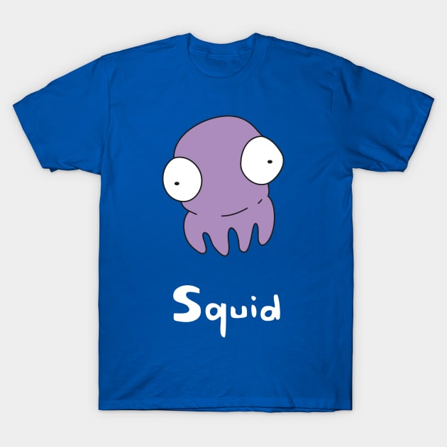 Squid T-Shirt by ptdoodles